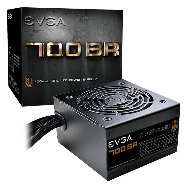 FUENTE DE PODER EVGA 700BR 700W 80 PLUS BRONZE 120MM 100 BR 0700 K1