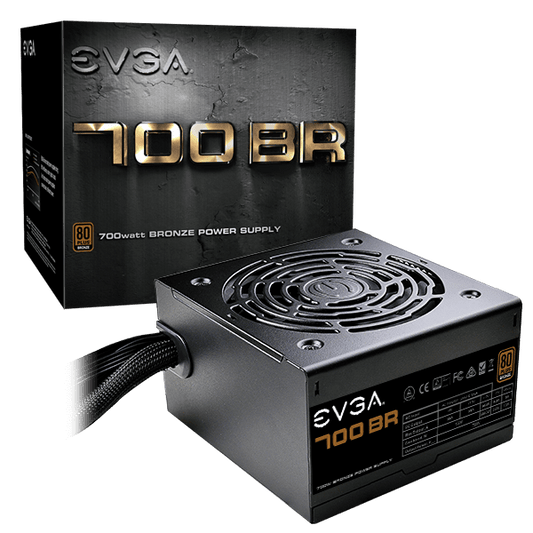 FUENTE DE PODER EVGA 700BR 700W 80 PLUS BRONZE 120MM 100 BR 0700 K1