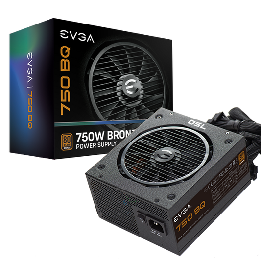 FUENTE DE PODER PSU EVGA 750W BQ+80 BRONZE SEMIMODULAR