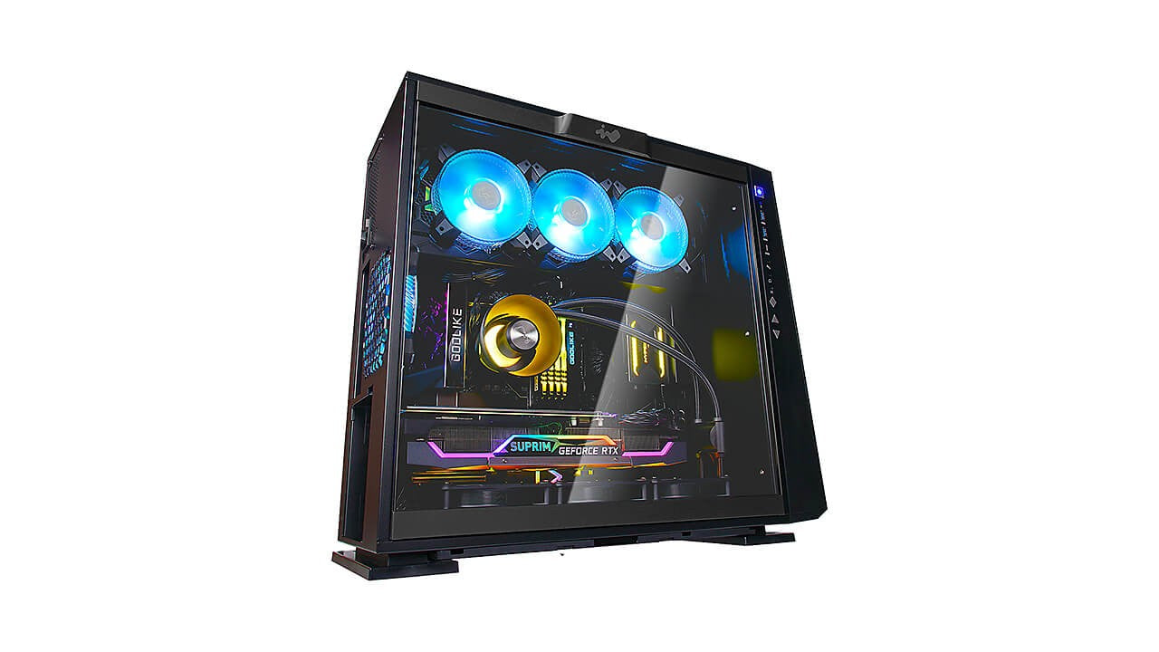 GABINETE IN WIN 309 GAMING EDITION PANTALLA PERZONALIZADA 4X FANS  MEDIA TORRE 309GE