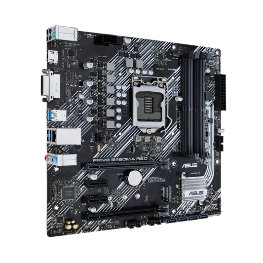 Tarjeta Madre ASUS Micro ATX PRIME B460M-A R2.0, S-1200, Intel H470, HDMI, 128GB DDR4 para Intel