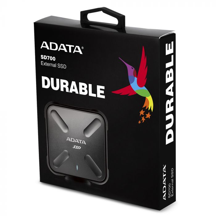 SSD EXTERNO ADATA 512GB SD700 USB 3.2 NEGRO ASD700 512GU31 CBK