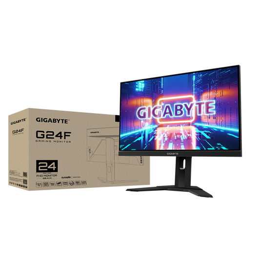 MONITOR GIGABYTE GAMING 24P FHD 1920X1080 170HZ OC 1MS MPRT 2MS GTR IPS HDMI DP G24F SA