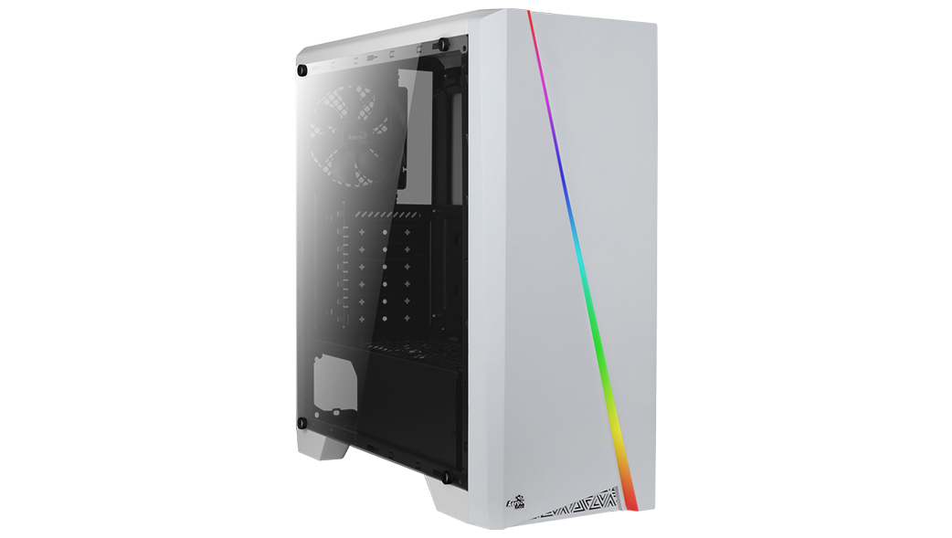GAB AEROCOOL CYLON WHITE, RGB, ATX