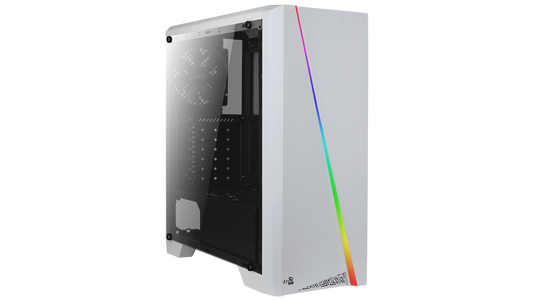 GAB AEROCOOL CYLON WHITE, RGB, ATX