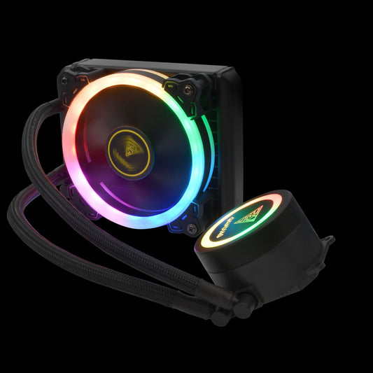 DISIPADOR LÍQUIDO ELIQ GAMDIAS CHIONE E1A 120R RGB