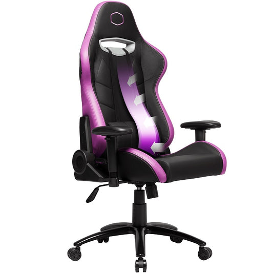 SILLA COOLER MASTER GAMING CALIBER R2 MORADO FIBRA DE CARBONO REPELENTE A POLVO CMI GCR2 2019