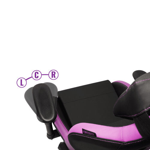 SILLA COOLER MASTER GAMING CALIBER R2 MORADO FIBRA DE CARBONO REPELENTE A POLVO CMI GCR2 2019