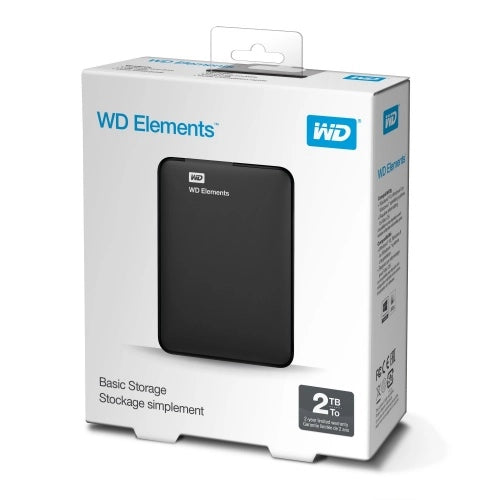 HD WD ELEMENTS 2TB 2.5'' NEGRO