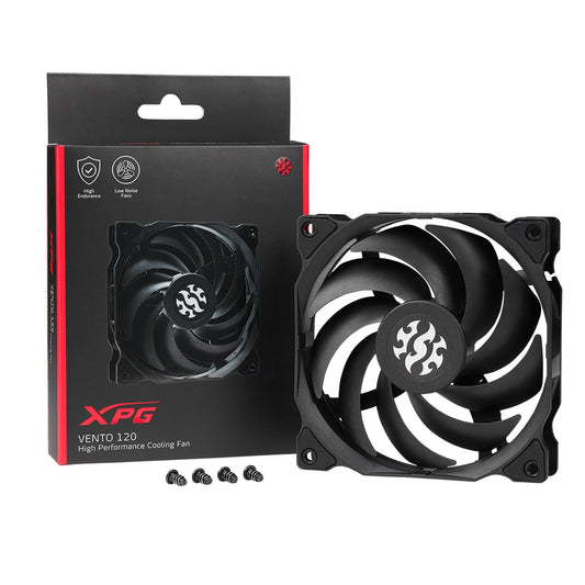 VENTILADOR XPG VENTO 120MM 1200 RPM RGB NEGRO VENTO120ARGBBKCWW