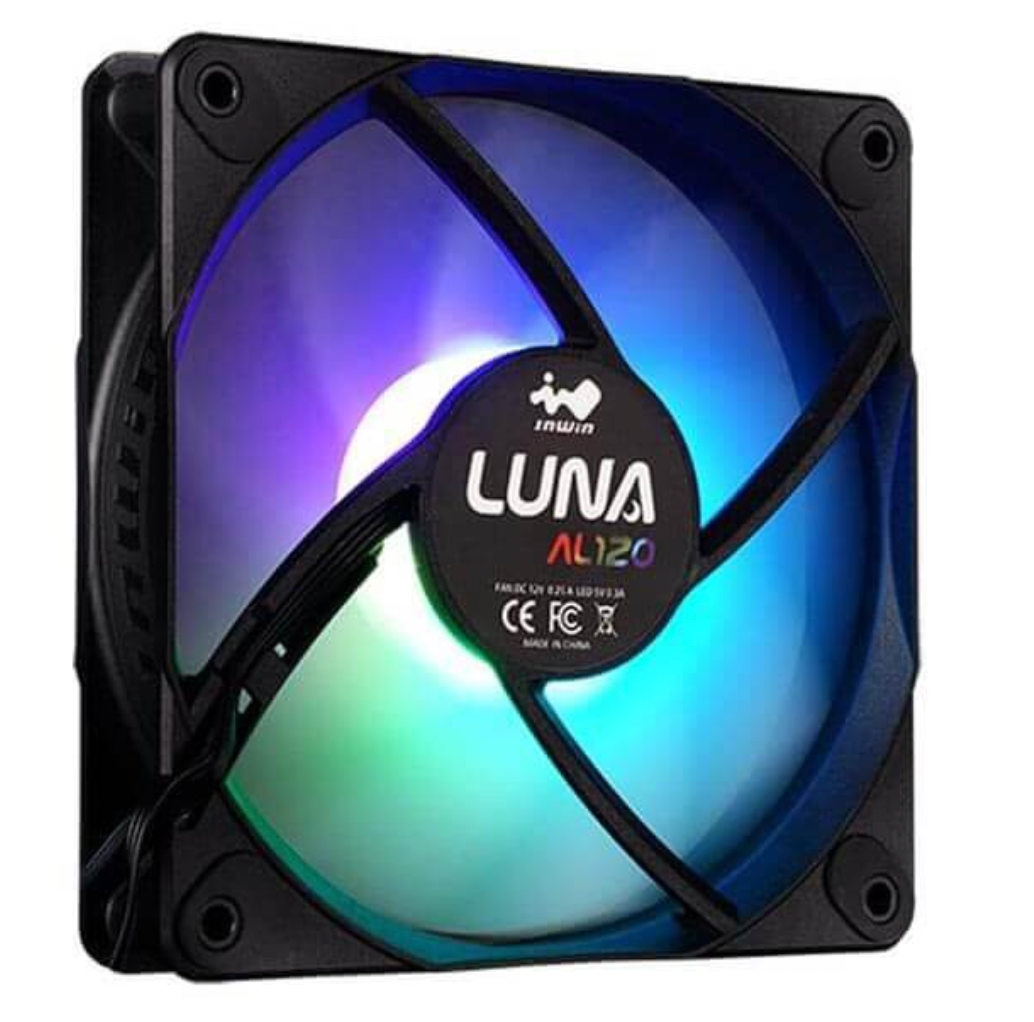 KIT DE VENTILADOR IN WIN LUNA 3PZS 5V ARGB 1800 RPM PWM LUNA TRIPLE PACK