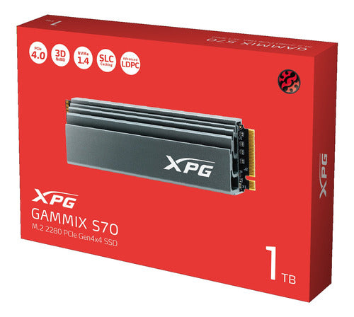 SSD INTERNO ADATA XPG LITE PCIE GAMMIX S70 1TB AGAMMIXS70 1T C