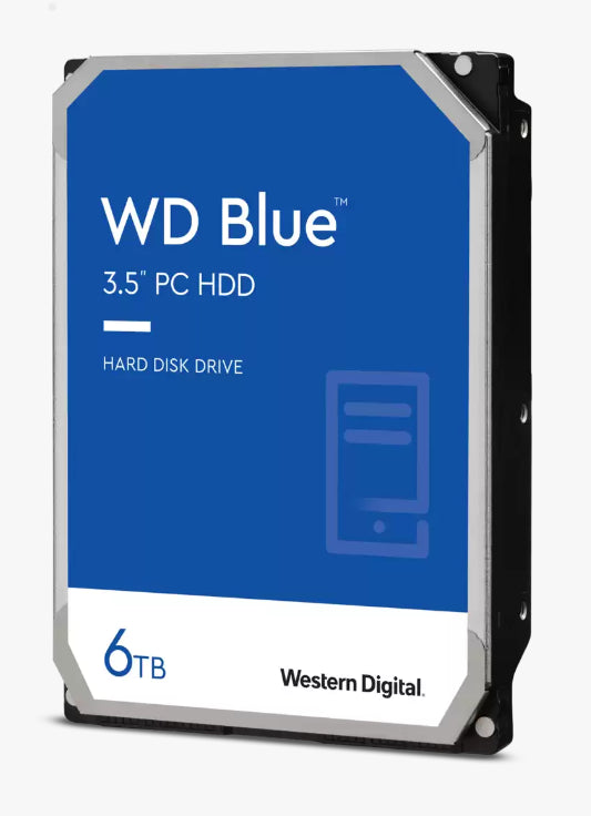 DISCO DURO INTERNO PC NEW WESTERN DIGITAL BLUE 6TB SATA 5400RPM 256MB 3.5P WD60EZAZ