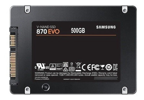 SSD SAMSUNG 870 EVO 500GB SATA III 2.5