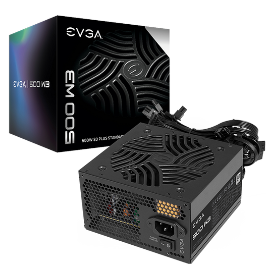 FUENTE DE PODER PARA PC PSU EVGA 500W W3+80 WHITE