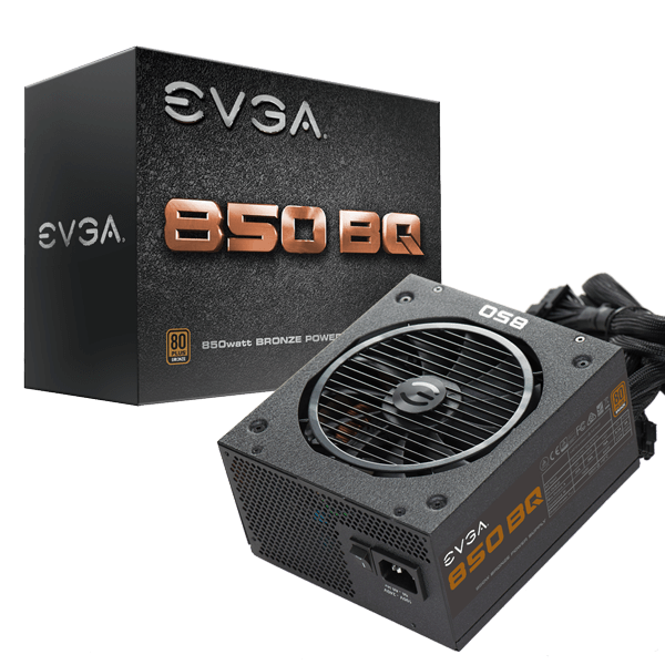 FUENTE DE PODER EVGA 850BQ 850W 80 BRONZE SEMI MODULAR 110 BQ 0850 V1