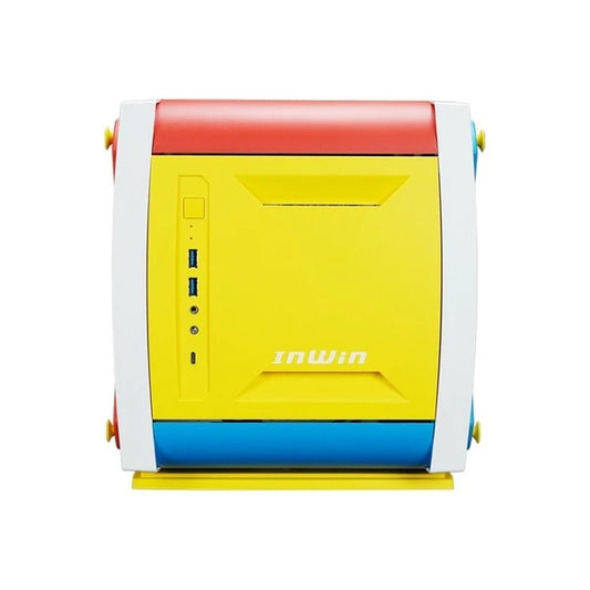 GABINETE IN WIN EXPLORER JUSTICE ARMABLE 3X FANS ARGB MINI ITX 1 SLOT PARA GPU EXPLORER JUSTICE
