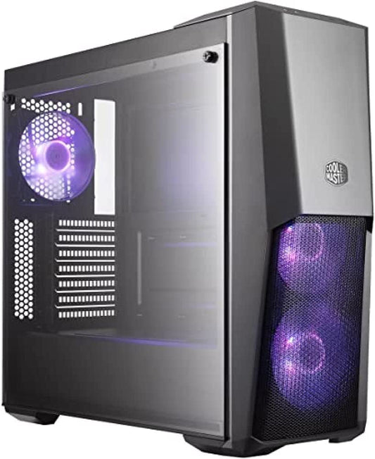 GABINETE COOLER MASTER MASTERBOX 500 NEGRO MEDIA TORRE VIDRIO TEMPLADO RGB MB500 KGNN S00
