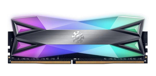 MEMORIA RAM DIMM ADATA XPG D60 8GB 3200MHZ DISIPADOR TITANIO RGB AX4U32008G16A ST60