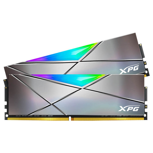 MEMORIA RAM DIMM ADATA XPG D50 KIT 2X8GB 4800 MHZ DISIPADOR TITANIO AX4U48008G19K DGM50X