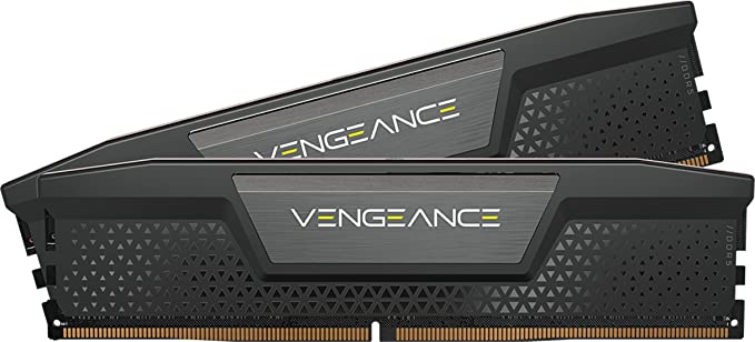 MEMORIA RAM DIMM CORSAIR VENGEANCE DDR5 5200 32GB KIT 2x16GB PC5 41600 C40 NEGRO CMK32GX5M2B5200C4