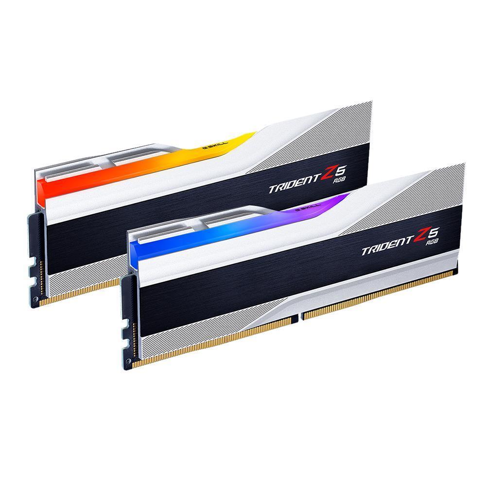 MEM DDR5 GSKILL TRIDENT Z 2X16GB 6000 Mhz RGB SILVER,TIMING 40-40-40-96,1.35V