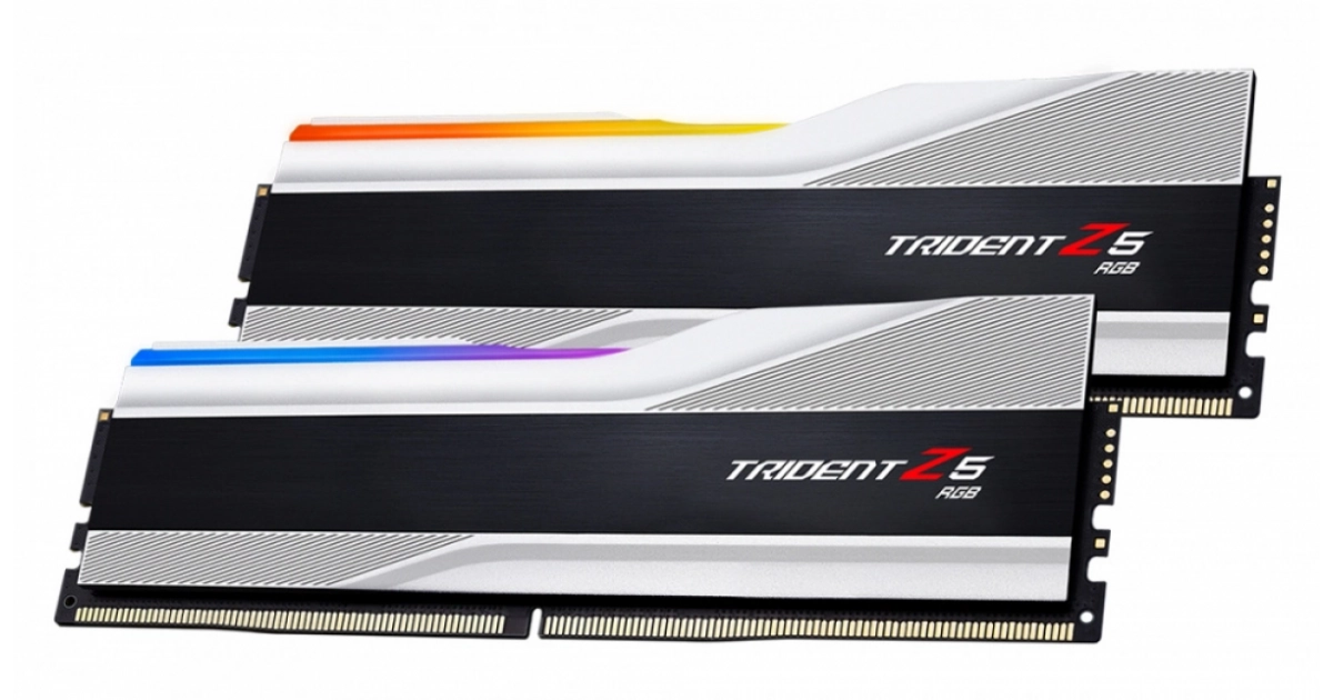MEM DDR5 GSKILL TRIDENT Z 2X16GB 5200 Mhz RGB SILVER, TIMING 40-40-40-83