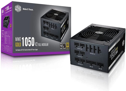 FUENTE DE PODER COOLER MASTER ORO V2 80 PLUS 1050W FULL MODULAR MPE A501 AFCAG U2