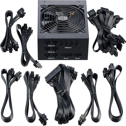 FUENTE DE PODER COOLER MASTER ORO V2 80 PLUS 1050W FULL MODULAR MPE A501 AFCAG U2