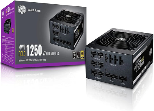 FUENTE DE PODER COOLER MASTER ORO V2 80 PLUS 1250W FULL MODULAR MPE C501 AFCAG U2
