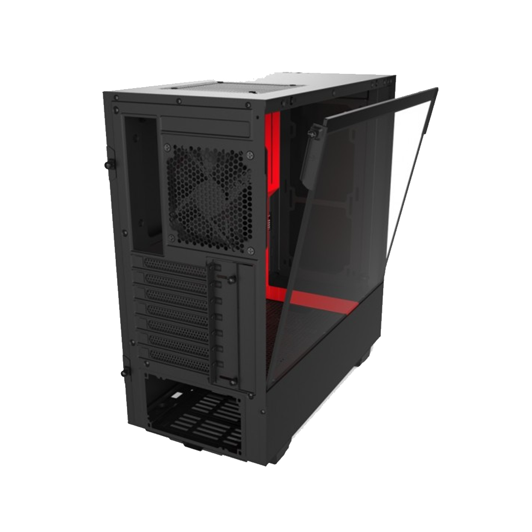 GABINETE NZXT H510 COMPACT BLACK/RED ATX