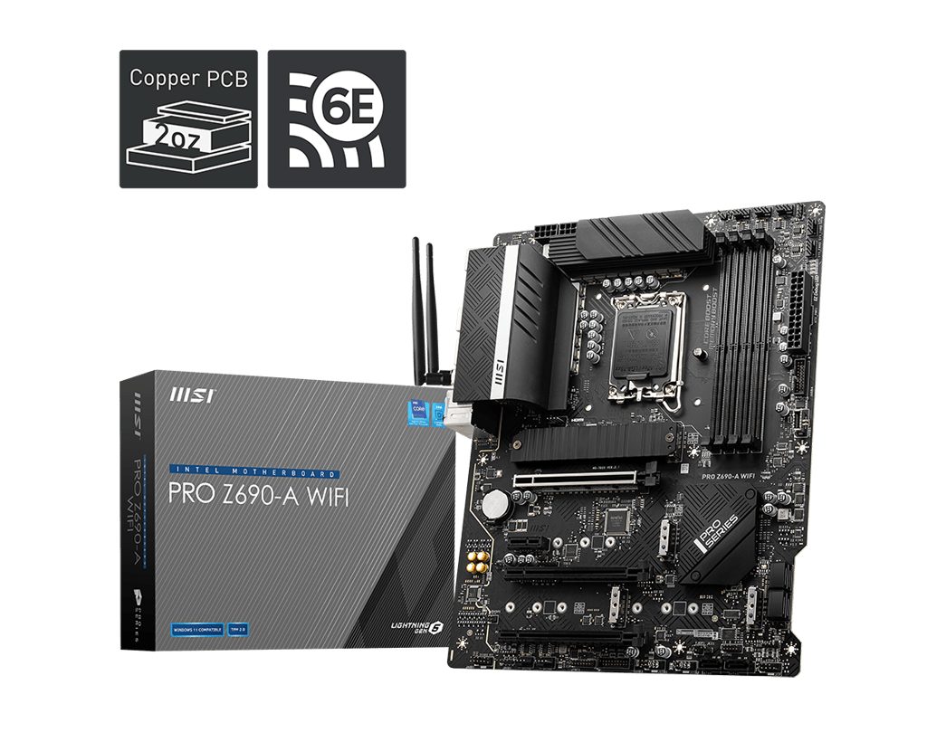 MB MSI PRO Z690-A WIFI 1700,DDR5,ATX