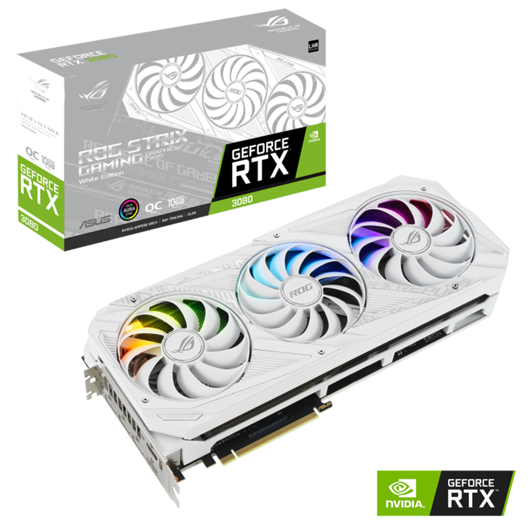 ASUS ROG STRIX RTX3080 O10G WHITE V2