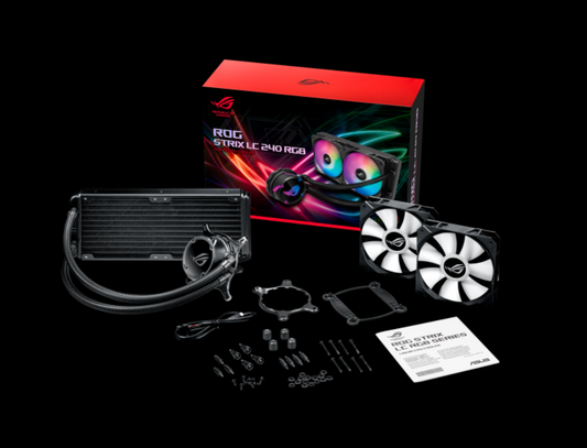ENFRIAMIENTO LIQUIDO ASUS ROG STRIX LC 240 ARGB AURASYNC RGB 2 FAN 120MM ROG STRIX LC 240 ARGB