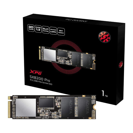 SSD INTERNO ADATA SX8200 PRO 1TB PCI EXPRESS 3.0 M.2 3.5MM ASX8200PNP 1TT C