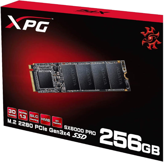 SSD INTERNO ADATA XPG 256GB ASX8200 PCIE GEN 3X4 M.2 2280 ASX8200PNP 256GT C