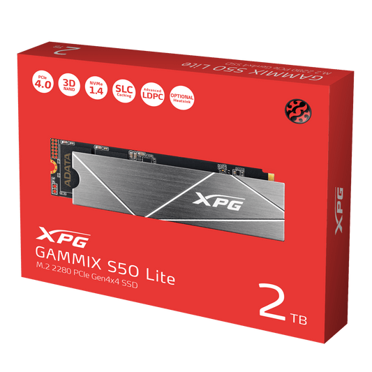 SSD INTERNO ADATA XPG LITE PCIE GAMMIX S50L 2TB AGAMMIXS50L 2T C