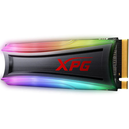 SSD INTERNO ADATA XPG S40G 512GB RGB PCLE GEN3X4 M.2 2280 DISIPADOR NEGRO AS40G 512GT C
