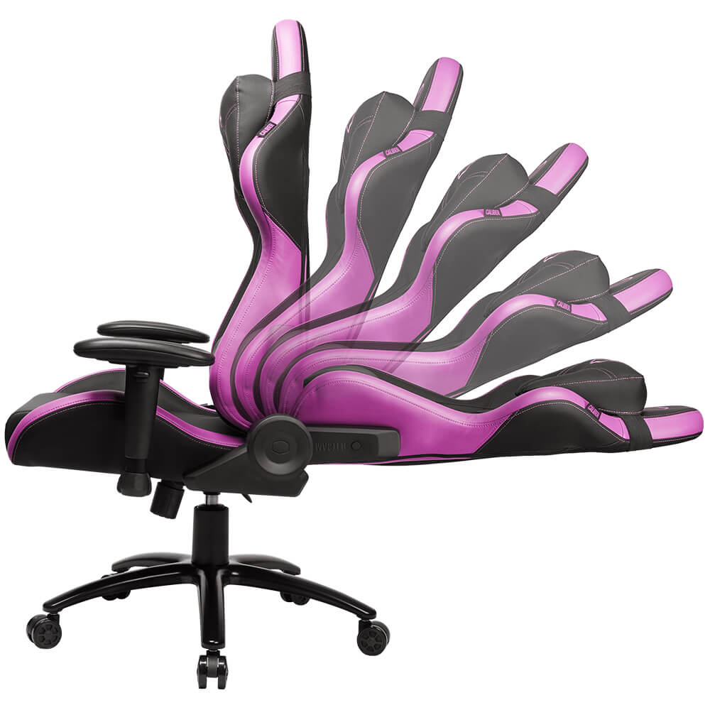 SILLA COOLER MASTER GAMING CALIBER R2 MORADO FIBRA DE CARBONO REPELENTE A POLVO CMI GCR2 2019