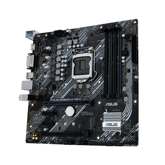 Tarjeta Madre ASUS Micro ATX PRIME B460M-A R2.0, S-1200, Intel H470, HDMI, 128GB DDR4 para Intel
