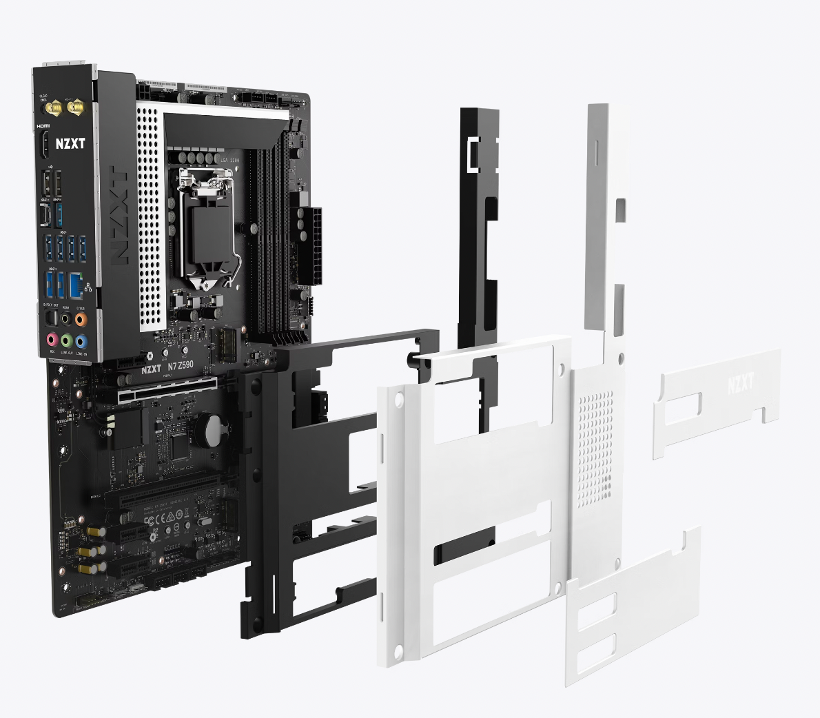 MB NZXT N7 Z590 XT WHITE/BLACK, ATX