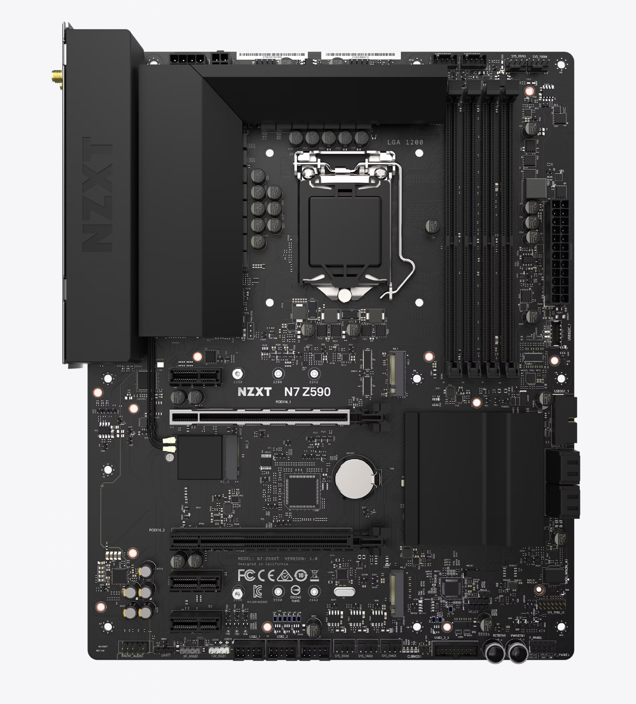 MB NZXT N7 Z590 XT WHITE/BLACK, ATX