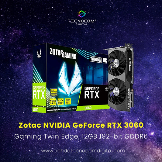 Zotac NVIDIA GeForce RTX 3060 Gaming Twin Edge 12GB GDDR6