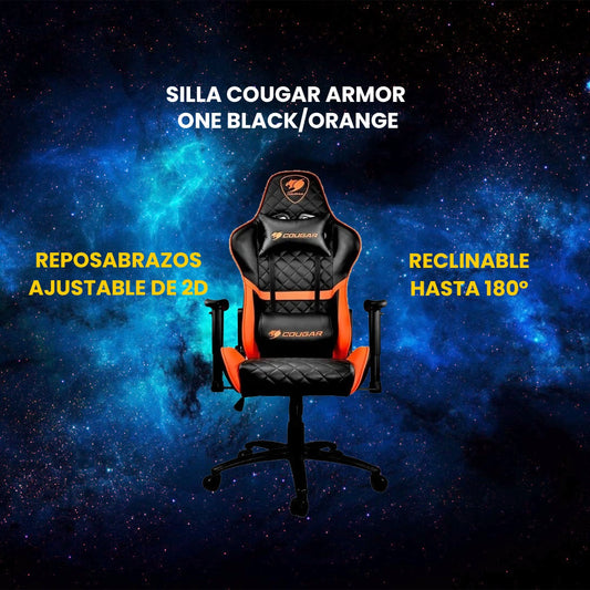 SILLA COUGAR ARMOR ONE BLACK/ORANGE