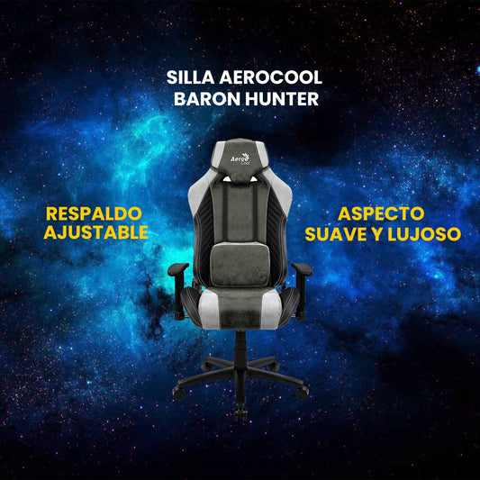 SILLA AEROCOOL BARON HUNTER VERDE