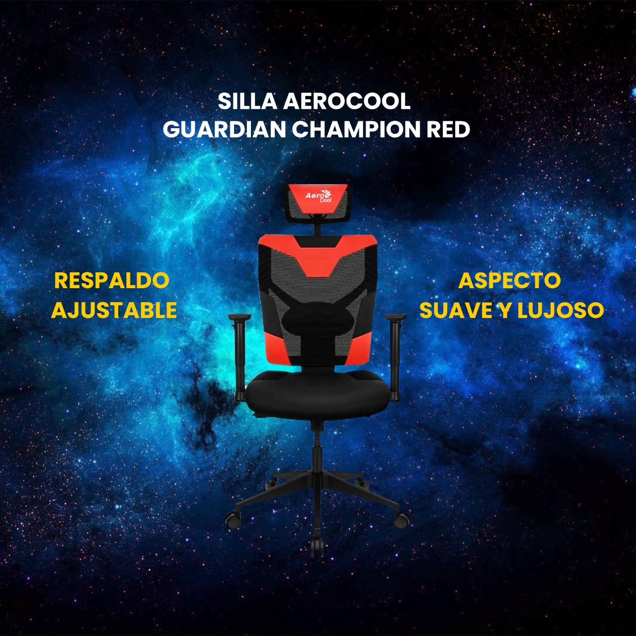 SILLA AEROCOOL GUARDIAN CHAMPION ROJO