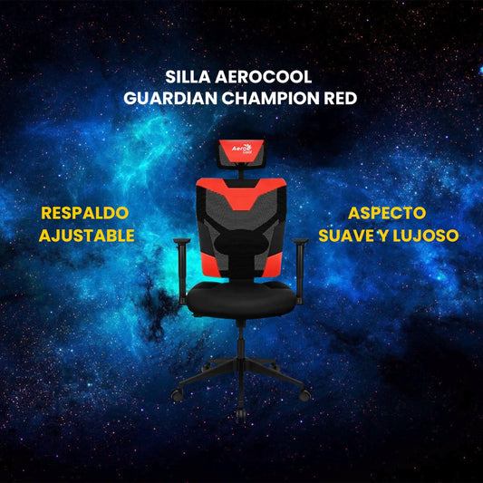 SILLA AEROCOOL GUARDIAN CHAMPION ROJO