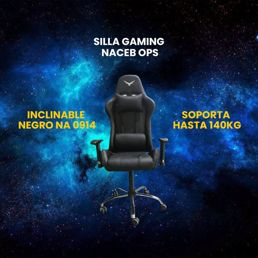 SILLA GAMING NACEB OPS INCLINABLE NEGRO NA 0914