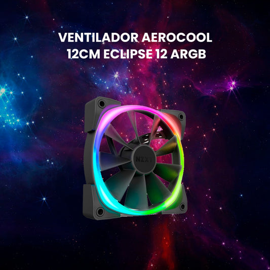 VENTILADOR AEROCOOL 12CM ECLIPSE 12 ARGB
