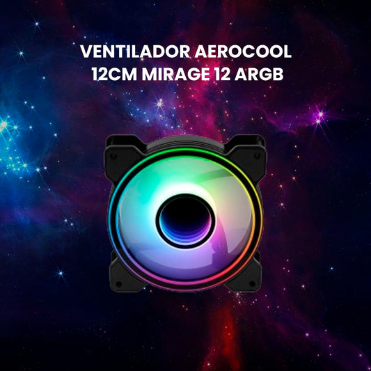 VENTILADOR AEROCOOL 12CM MIRAGE 12 ARGB